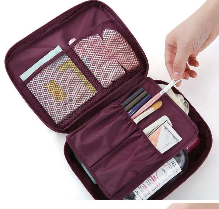 Kompakt vandtæt makeup-rejsesæt – 1+1 GRATIS mini-kosmetikopbevaringsboks