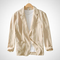 Light men's linen blazer made from cotton blend – Julian