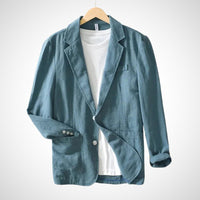 Light men's linen blazer made from cotton blend – Julian