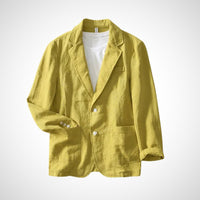 Light men's linen blazer made from cotton blend – Julian