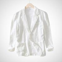 Light men's linen blazer made from cotton blend – Julian