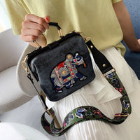 Embroidered Mandala Shoulder Bag – Lightweight, Versatile Boho Design