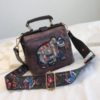 Embroidered Mandala Shoulder Bag – Lightweight, Versatile Boho Design