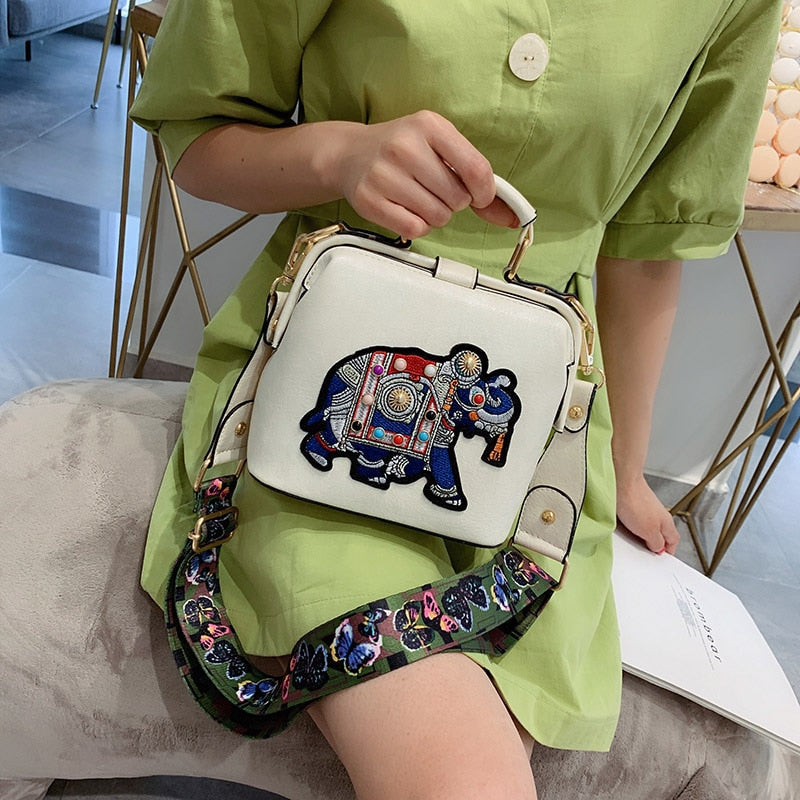 Embroidered Mandala Shoulder Bag – Lightweight, Versatile Boho Design