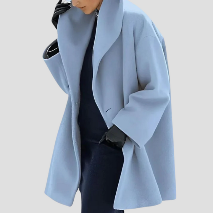 Abrigo de lana para mujer con capucha – Arvella