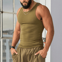 Sleeveless Men's Fitness T-Shirt made of breathable material – Nico
