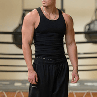 Sleeveless Men's Fitness T-Shirt made of breathable material – Nico