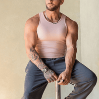 Sleeveless Men's Fitness T-Shirt made of breathable material – Nico