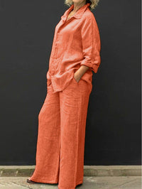 Two-piece Cotton-Linen Women's Suit Summer – Linora