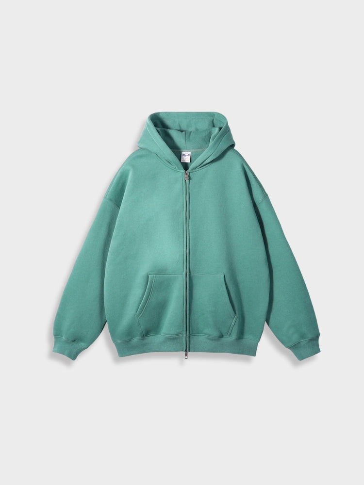 Oversized Cardigan with Zipper - Ava