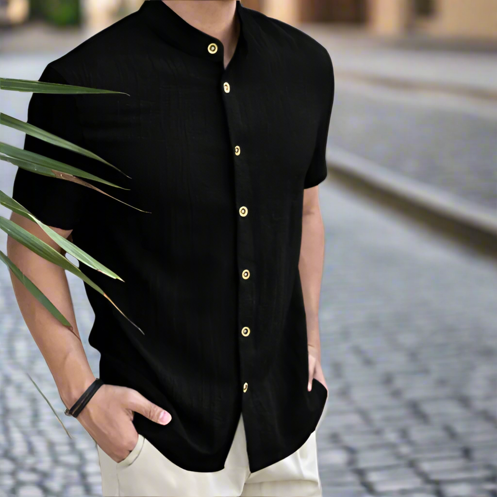 Comfortable Linen Men's Shirt – Sandro