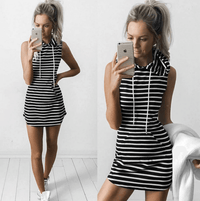 Trendy Sleeveless Mini Summer Dress with Twist Detail – Liora