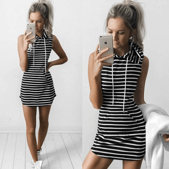 Trendy Sleeveless Mini Summer Dress with Twist Detail – Liora
