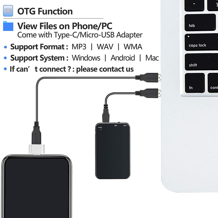 Mini Voice-Controlled Recording Device - EchoNote