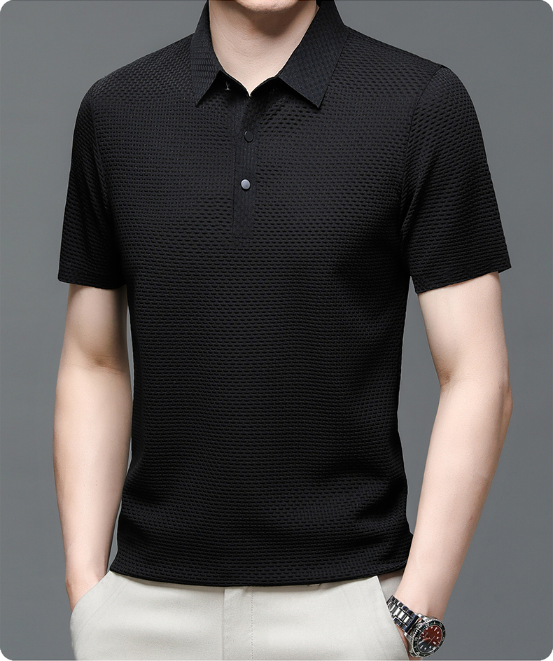 Men's Polo Shirt Made of Breathable Mesh – Matteo