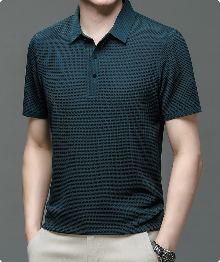 Men's Polo Shirt Made of Breathable Mesh – Matteo