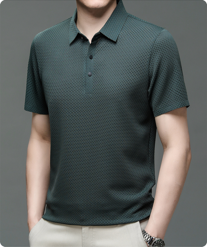 Men's Polo Shirt Made of Breathable Mesh – Matteo