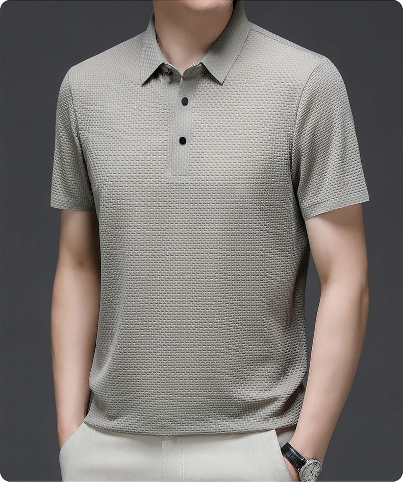 Men's Polo Shirt Made of Breathable Mesh – Matteo