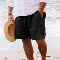 Light men's casual shorts with pockets and drawstring – Enzo