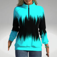 Women's sweatshirt with zipper collar – Elvira