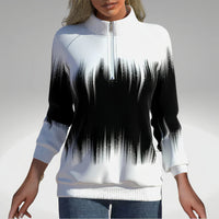Women's sweatshirt with zipper collar – Elvira