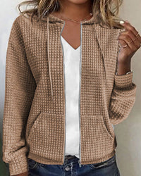 Casual women's jacket with hood – Elvira
