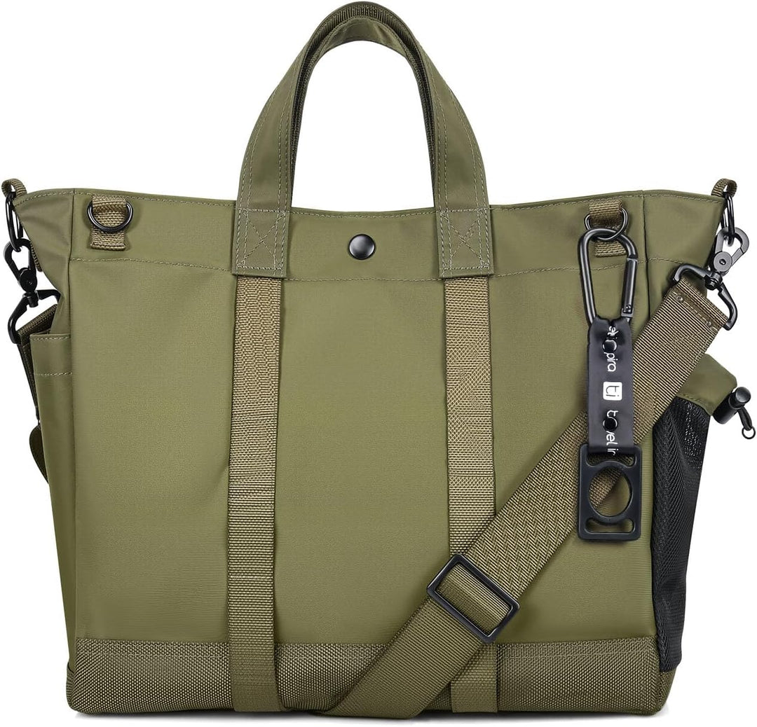 Laptop shoulder bag with multiple compartments and adjustable shoulder strap – MetroCarry