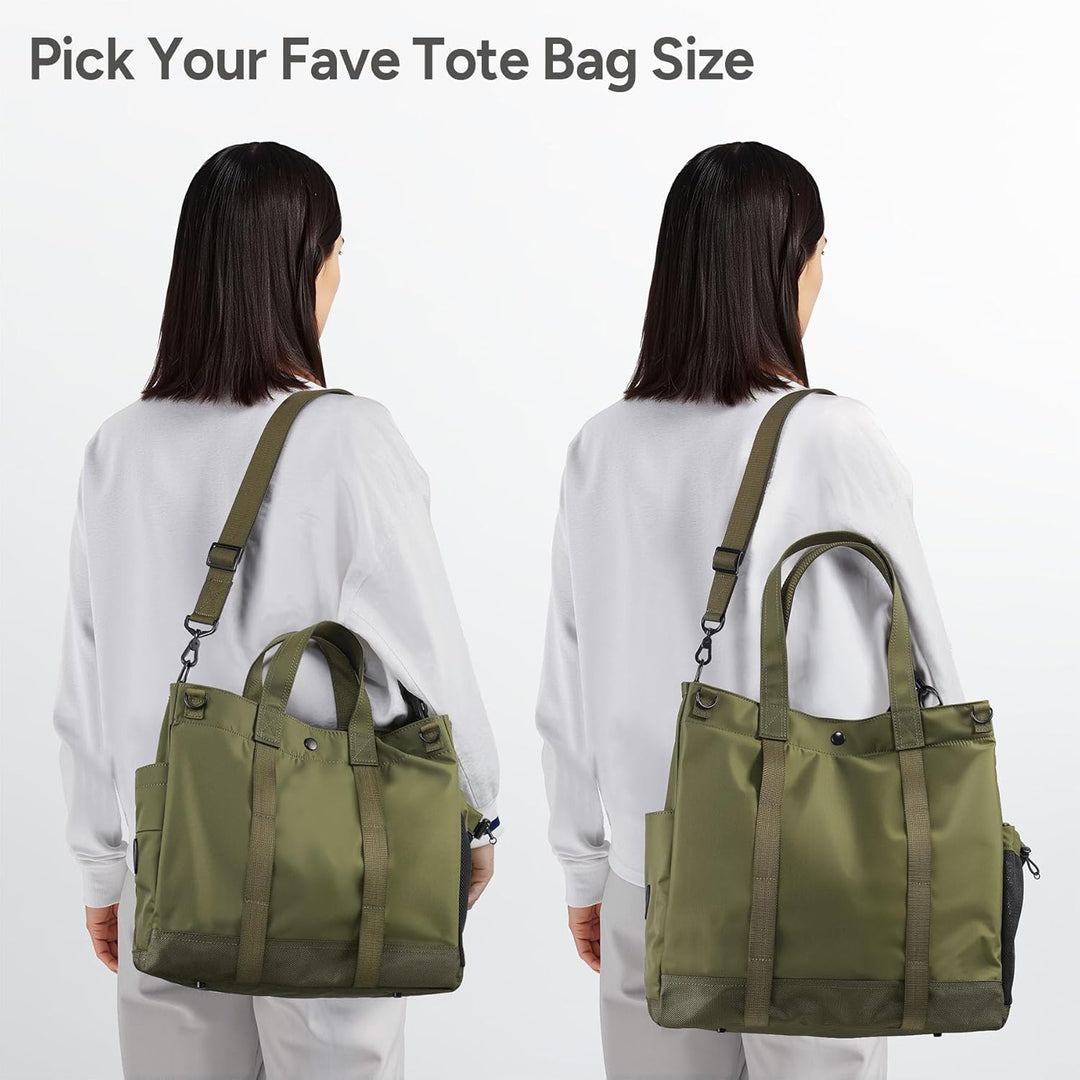 Laptop shoulder bag with multiple compartments and adjustable shoulder strap – MetroCarry