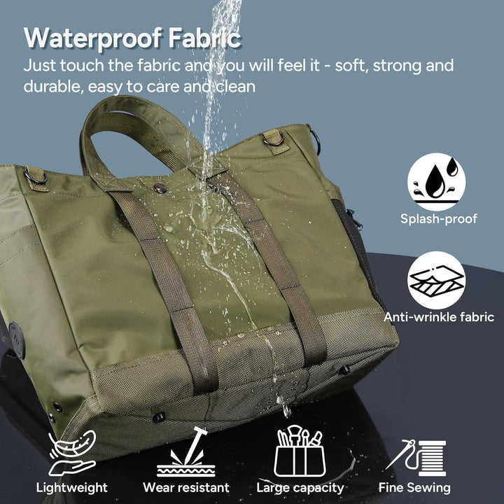 Laptop shoulder bag with multiple compartments and adjustable shoulder strap – MetroCarry