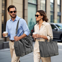Laptop shoulder bag with multiple compartments and adjustable shoulder strap – MetroCarry