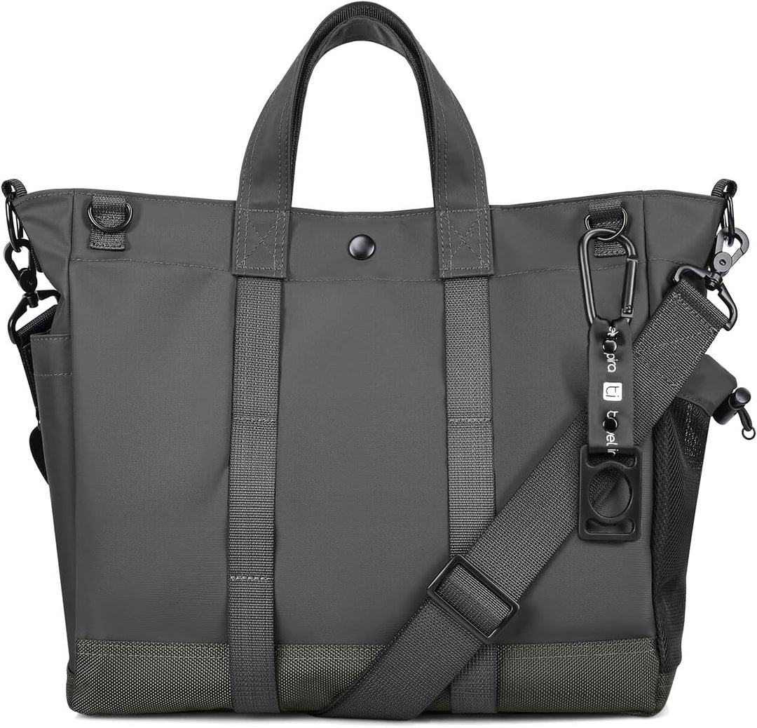 Laptop shoulder bag with multiple compartments and adjustable shoulder strap – MetroCarry