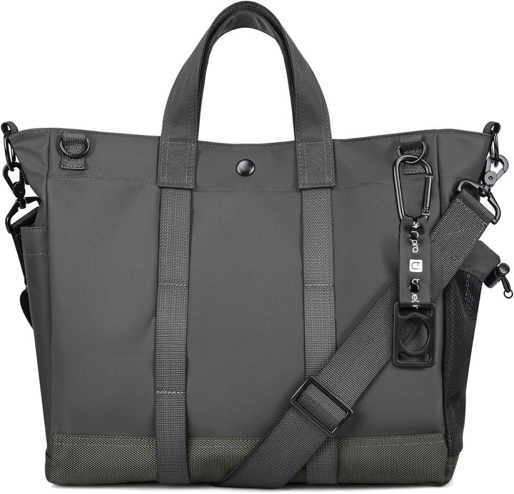 Laptop shoulder bag with multiple compartments and adjustable shoulder strap – MetroCarry