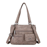 Multi-Compartment Women's Shoulder and Crossbody Bag – FlexiCarry