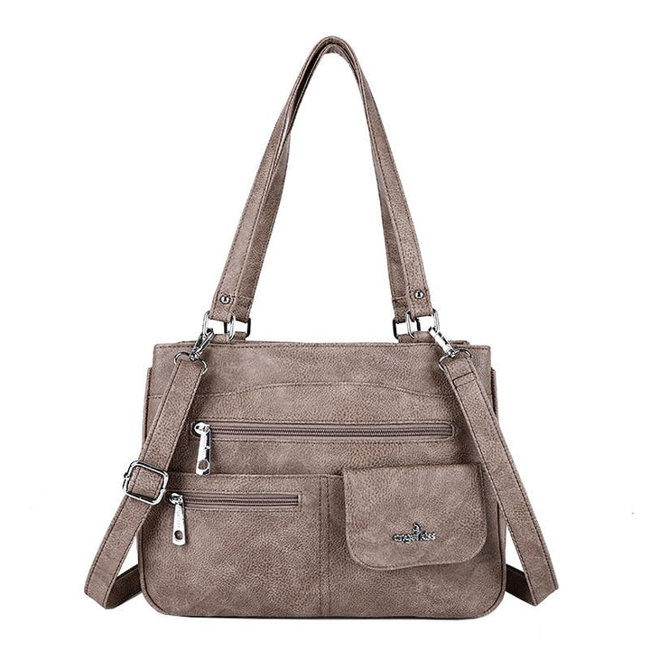 Multi-Compartment Women's Shoulder and Crossbody Bag – FlexiCarry