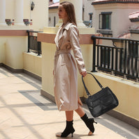 Multi-Compartment Women's Shoulder and Crossbody Bag – FlexiCarry
