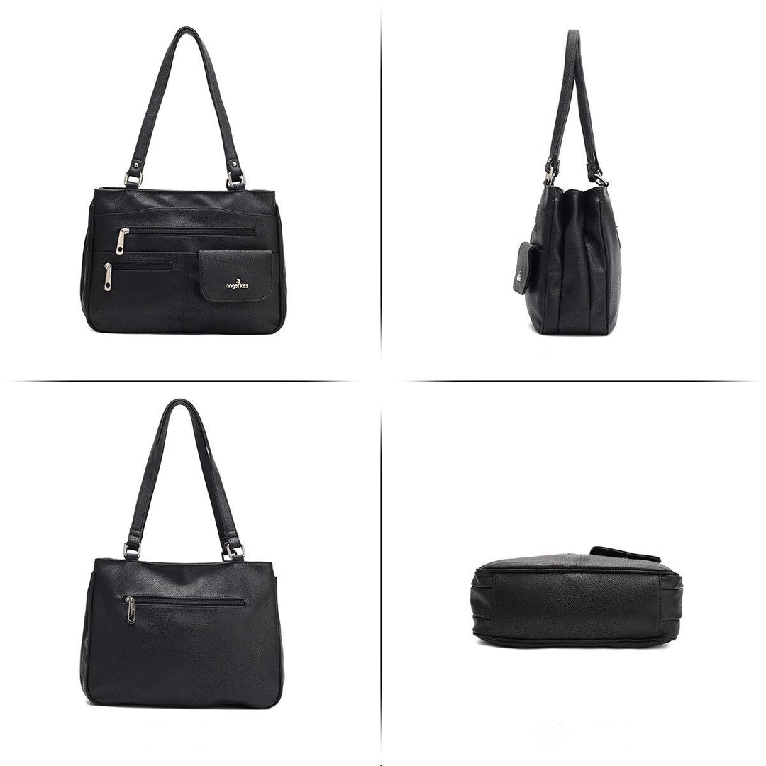 Multi-Compartment Women's Shoulder and Crossbody Bag – FlexiCarry