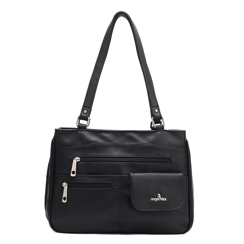 Multi-Compartment Women's Shoulder and Crossbody Bag – FlexiCarry