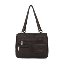 Multi-Compartment Women's Shoulder and Crossbody Bag – FlexiCarry