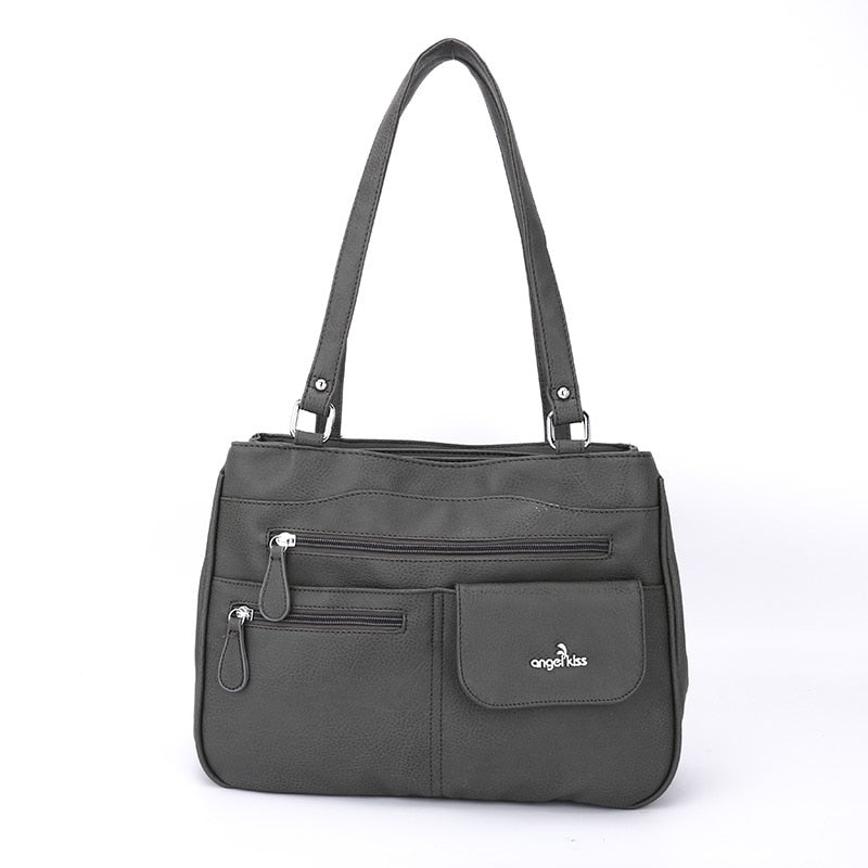 Multi-Compartment Women's Shoulder and Crossbody Bag – FlexiCarry