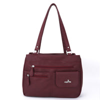 Multi-Compartment Women's Shoulder and Crossbody Bag – FlexiCarry