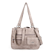 Multi-Compartment Women's Shoulder and Crossbody Bag – FlexiCarry