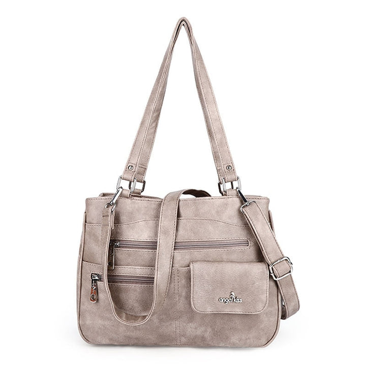 Multi-Compartment Women's Shoulder and Crossbody Bag – FlexiCarry