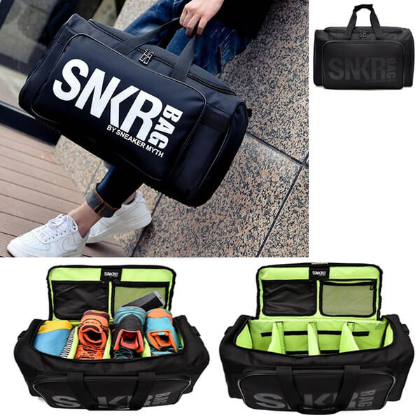 Waterproof Multi-Compartment Sneaker and Gear Travel Bag