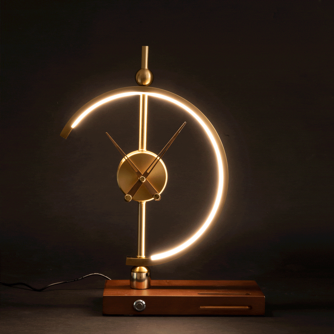 Luxe Rechargeable Lamp Clock - KyotoGlow