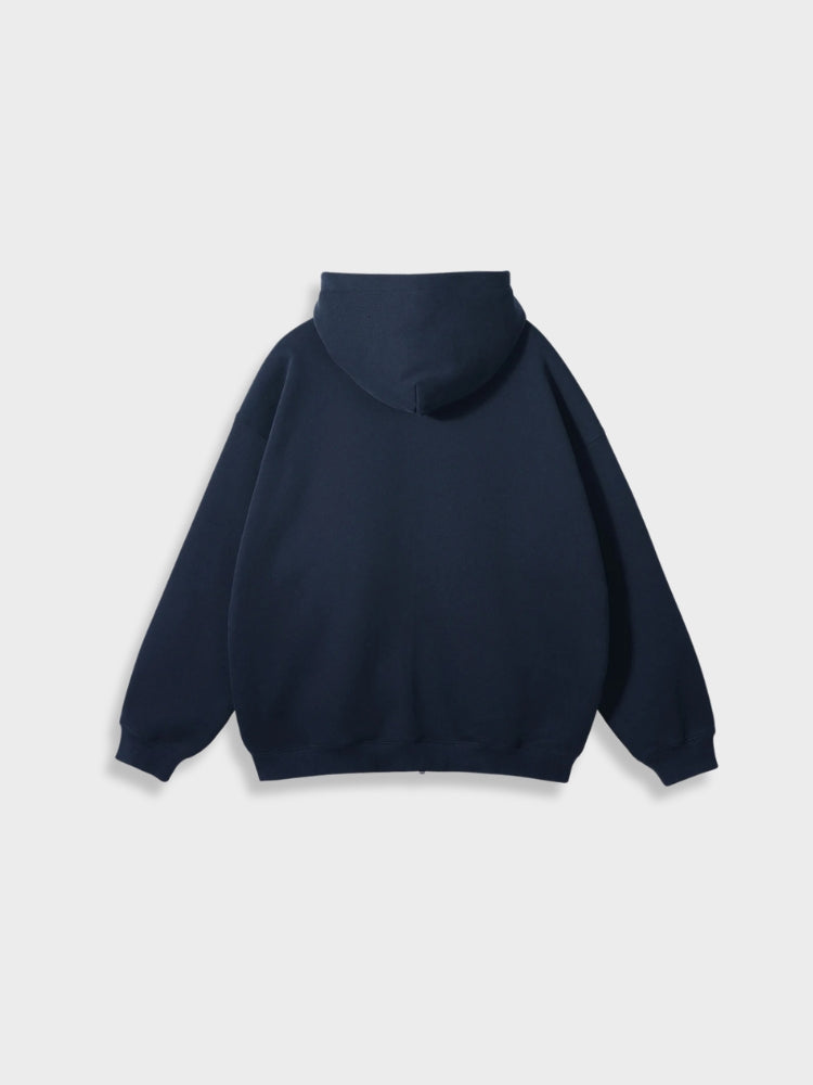 Oversized Cardigan with Zipper - Ava
