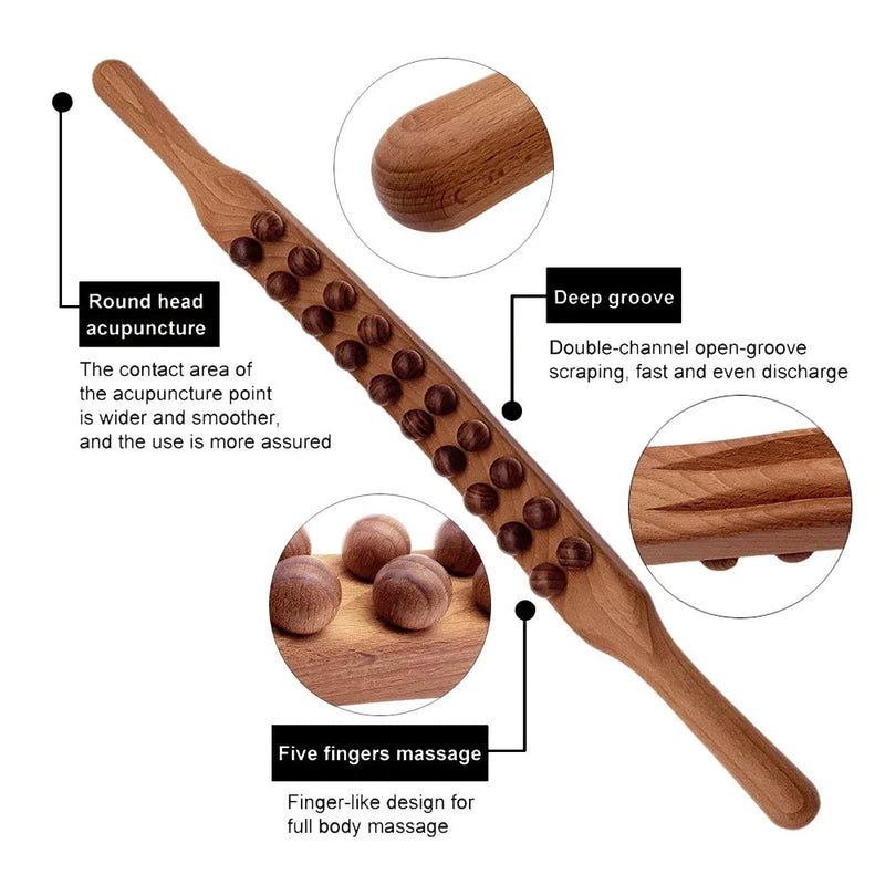 Gua Sha Therapy Stick – TheraWood