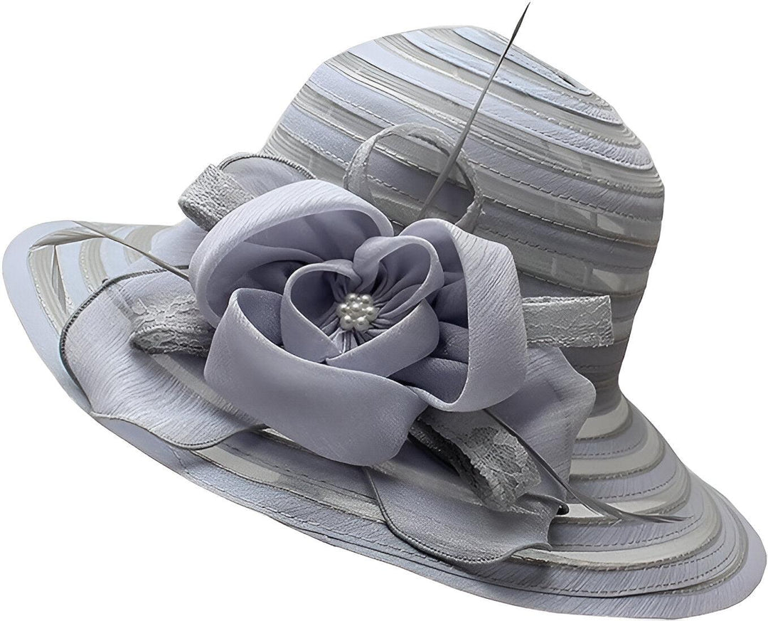 Sombrero de sol elegante para mujer de organza – Mirielle