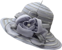 Sombrero de sol elegante para mujer de organza – Mirielle
