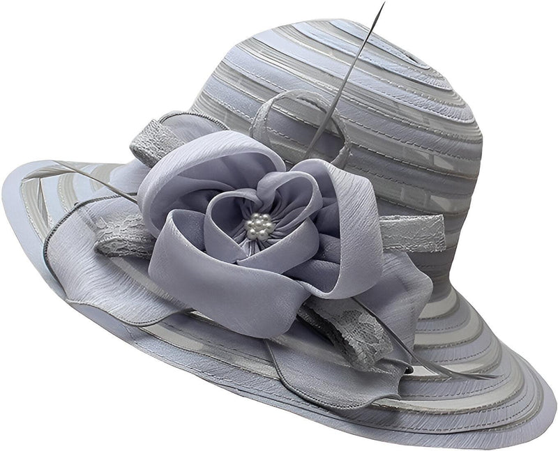 Sombrero de sol elegante para mujer de organza – Mirielle