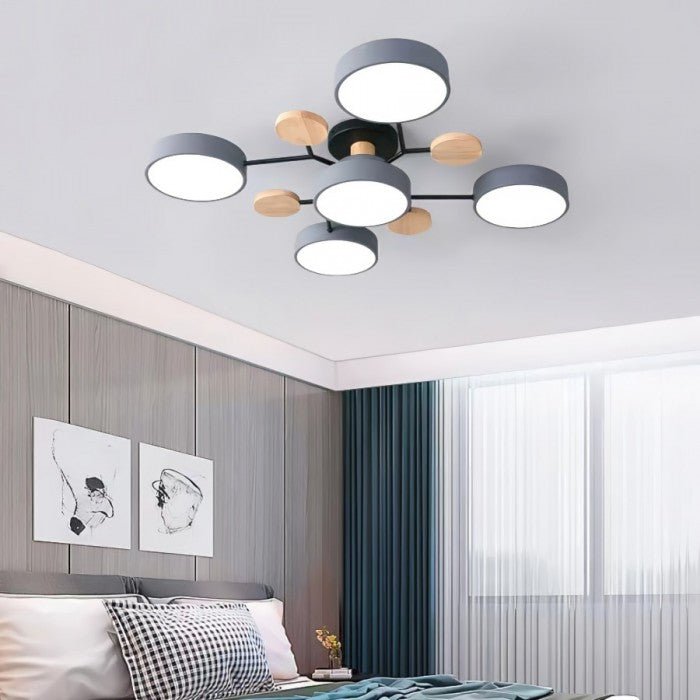 Forgrenede LED-loftslampe - NordicGlow